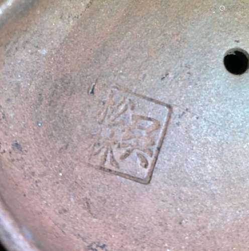 CHINE, XXe siècle Théières Yixing en terre cuite
