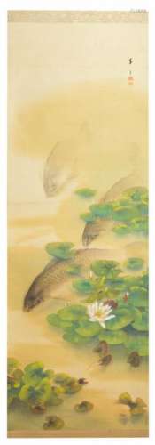 Shibata Koyo, XXe siècle Peinture montée en roulea…