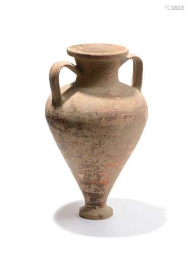 Ƒ Wine amphora with truncated cone belly and protr…
