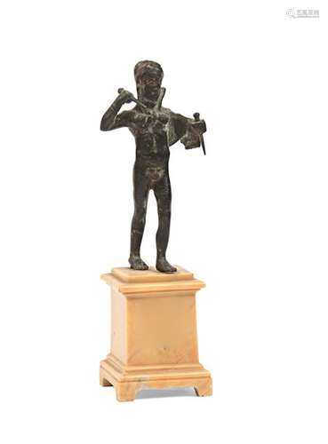 Figurine representing half naked Hercules wearing …