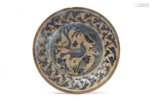 Iran, 17th century \n \nCeramic plate with small hee…
