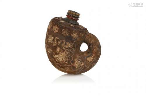 Indian powder keg, circa 1800. \n \nIn the shape of …
