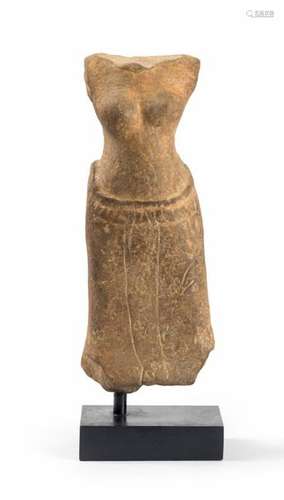 Torso of Uma in stoneware \n \nLate Angkor period 12…