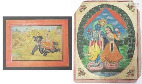 INDIA, 19th and 10th centuries \n \nLot including tw…