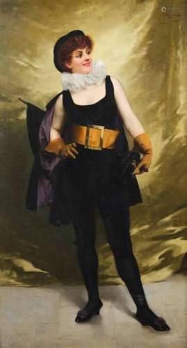 Emile Antoine BAYARD (1837 1891) La comédienne Hui…