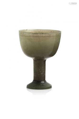 Mughal cup for medicinal use \n \nIn jade, on a deep…