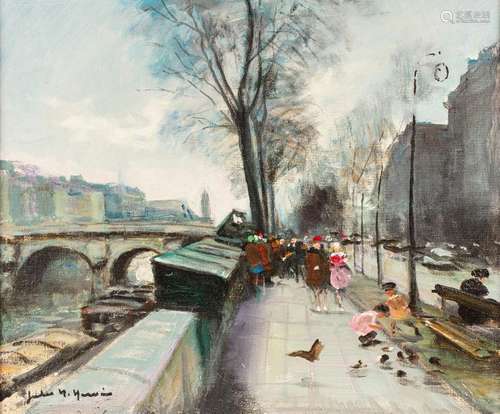 Jules René HERVE (Langres 1887 1981) Vue de Paris …