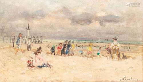 André HAMBOURG (Paris 1909 1999) Trouville, marée …