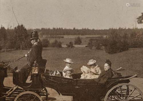 Photograph showing the Grand Duchesses Olga, Tatia…