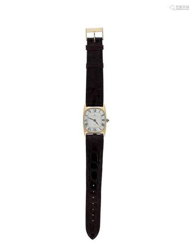 BAUME ET MERCIER 18K (750°/°°) yellow gold semi ba…