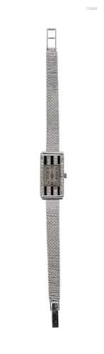 Art Deco style ladies' wristwatch, the rectangular…