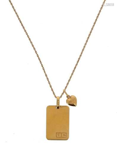 Necklace in 18 K yellow gold (750 °/°°) made up of…