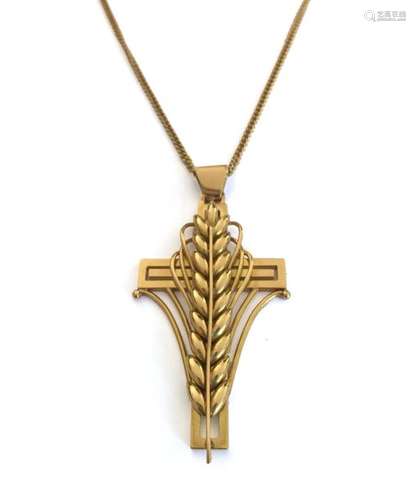 Necklace in 18 K yellow gold (750°/°°) made up of …