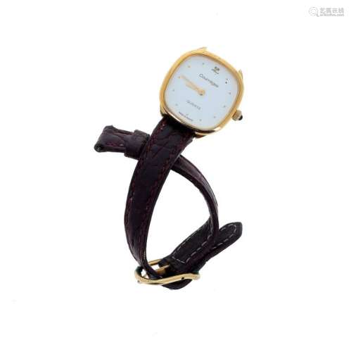 COURREGES Ladies' wristwatch with gold plated meta…