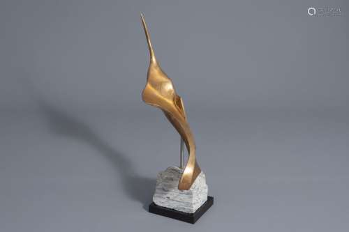 Jean Loup 't Kint (20th C.): 'Slagzwaard', bronze,...