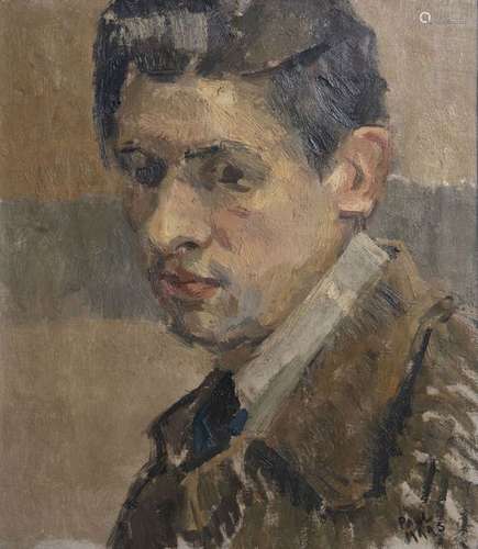 Paul Maas (1890 1962): Self portrait, oil on canva...