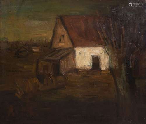 Constant Permeke (1886 1952): Landscape with a far...