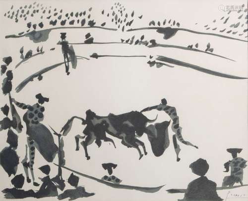 Pablo Picasso (1881 1973): Bullfighting (Corrida),...