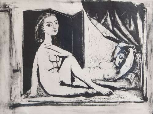 Pablo Picasso (1881 1973): 'Les deux femmes nues' ...