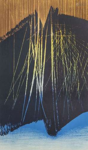 Hans Hartung (1904 1989): Untitled, lithograph in ...