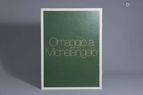 Album 'Omaggio a Michelangelo' with 13 lithographs...