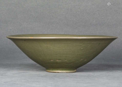 A Chinese Floral Yaozhou Kiln Porcelain Bowl