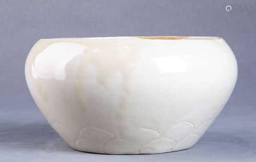 A Chinese Ding Kiln Porcelain Alms Bowl