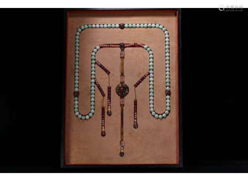 The Chinese Jadeite Court String Beads