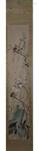 A Chinese Bird-and-flower Vertical Painting