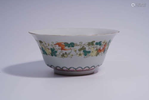 A Chinese Famille Rose Porcelain Bowl