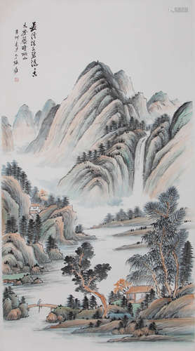 A Chinese Painting, Zhang Daqian Mark