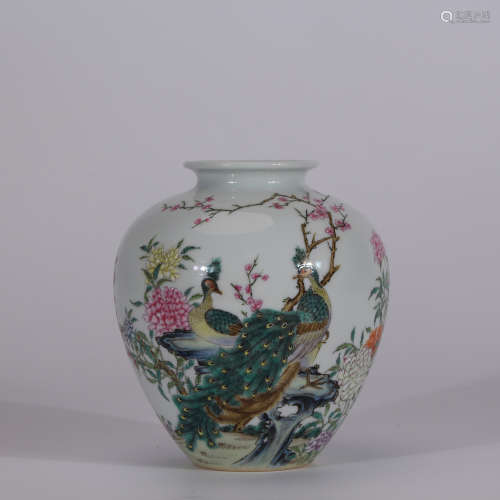 A Chinese Famille Rose Porcelain Water Pot