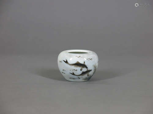 A Chinese Famille Rose Porcelain Water Pot