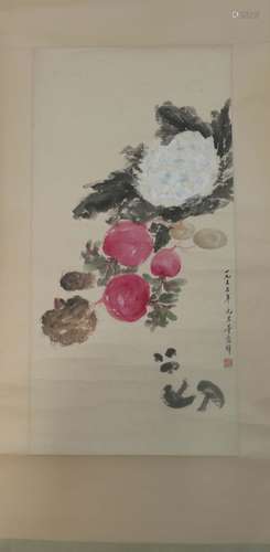 A Chinese Vertical Painting, Dong Yunhui Mark