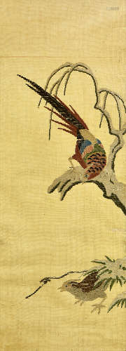 佚名  刺繡花鳥