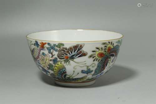 A Chinese Famille-Rose Porcelain Bowl