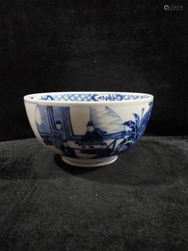 A Chinese Blue and White Porcelain Bowl