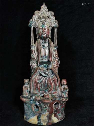 A Chinese Porcelain Figure of Buddha