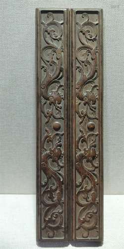 A Chinese Carved Hardwood Paperweight