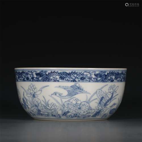 A Chinese Blue and White Porcelain Bowl