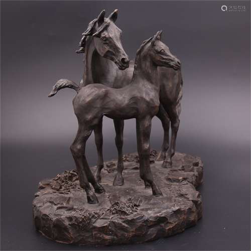 A Bronze Horse Statue