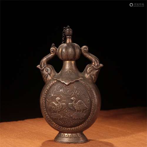 A Chinese Silver Vase