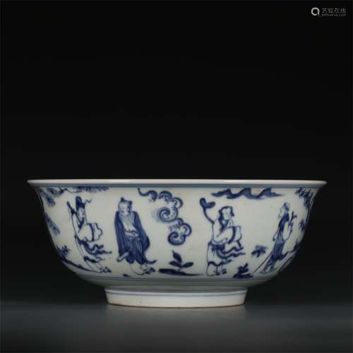 A Chinese Blue and White Porcelain Bowl