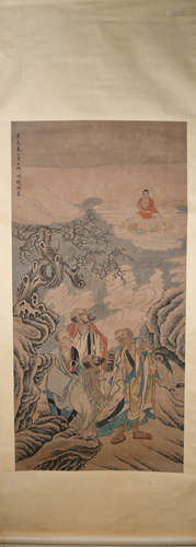 Qing dynasty Feng chaoran's figure painting