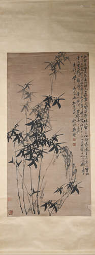 Qing dynasty Zheng banqiao's bamboo painting