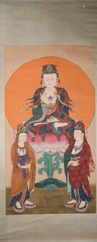 Ming dynasty buddha painting