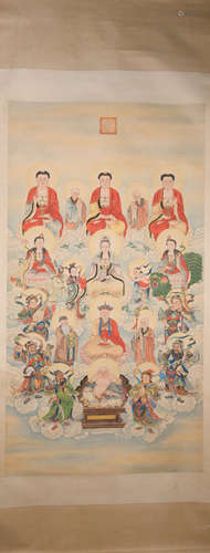 Ming dynasty buddha painting