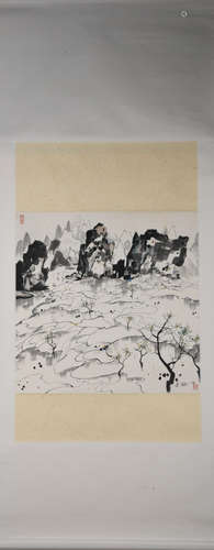 Modern Wu guanzhong's landscape painting