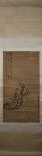 Ming dynasty Li shida's figure painting