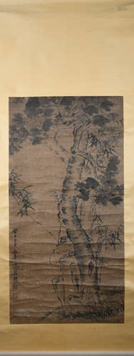 Qing dynasty Luo pin's  flower painting